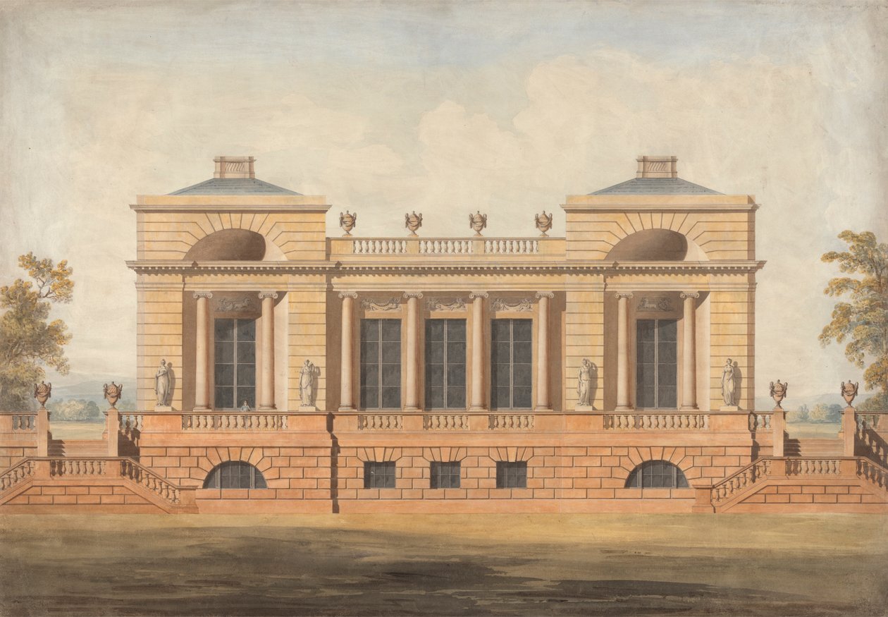 Design for an Unidentified Country House by James Wyatt
