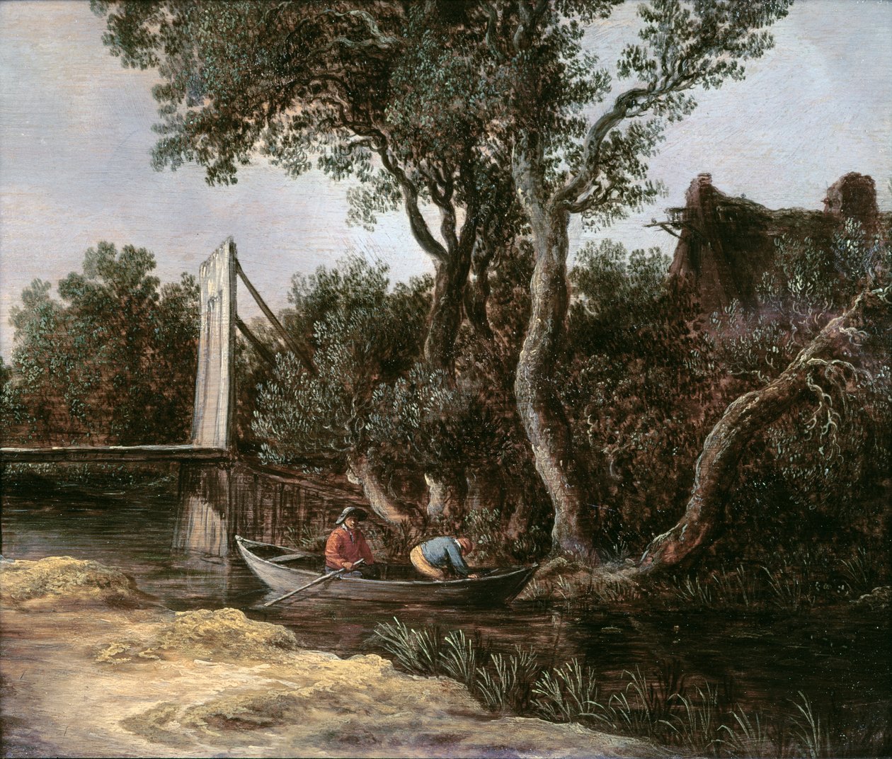 Landscape with Bridge by Jan Josephsz van Goyen