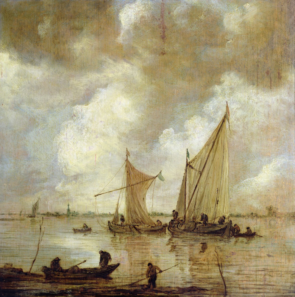 Stormy Seascape by Jan Josephsz van Goyen