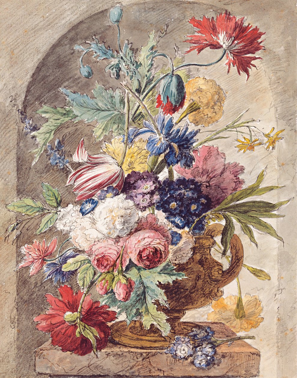 Flower Still Life, c. 1734 by Jan van Huysum