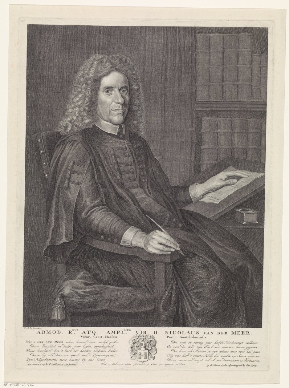 Portrait of Nicolaas van der Meer by Jan-Anthonie Coxie