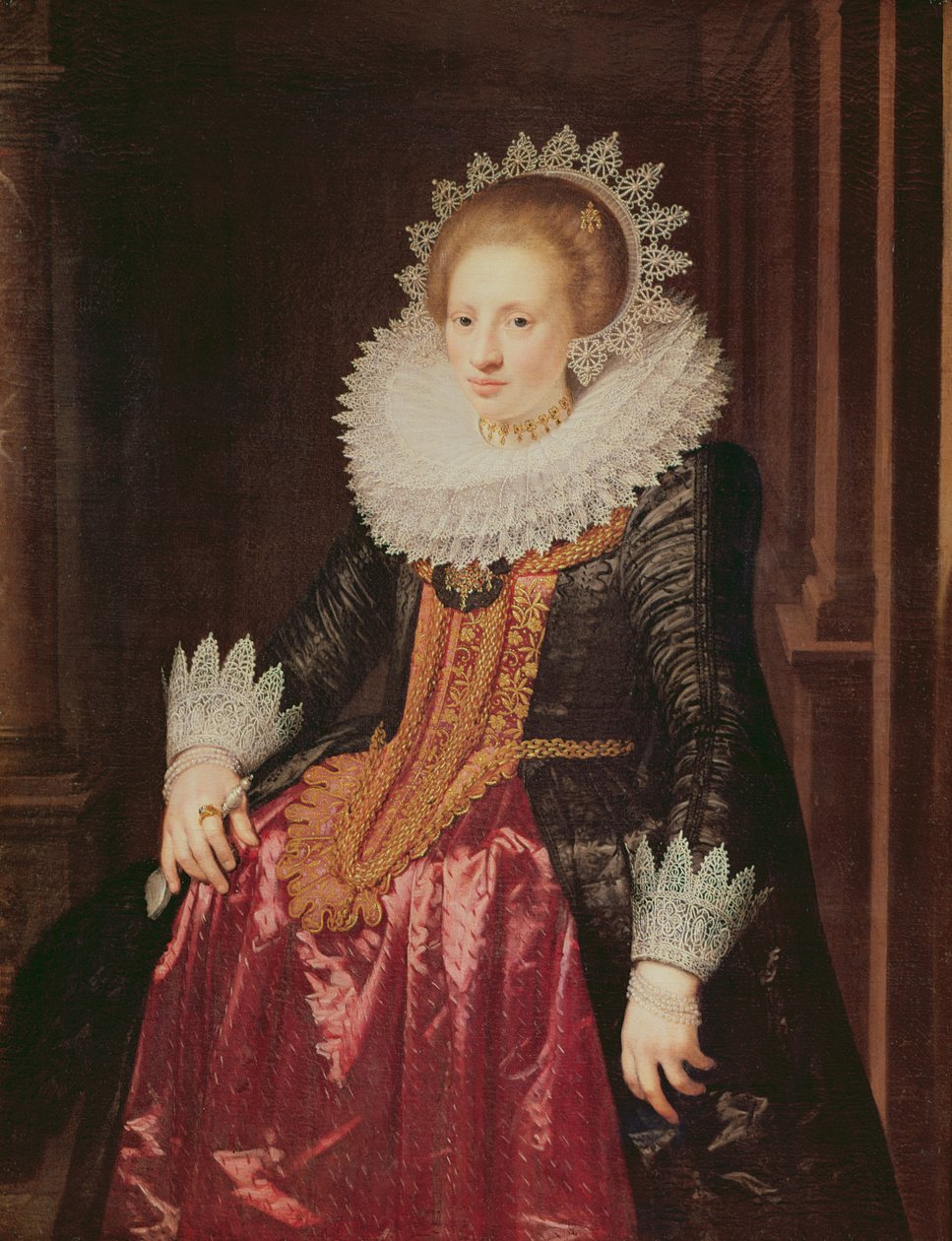 Portrait of a Lady by Jan Anthonisz. van Ravesteyn