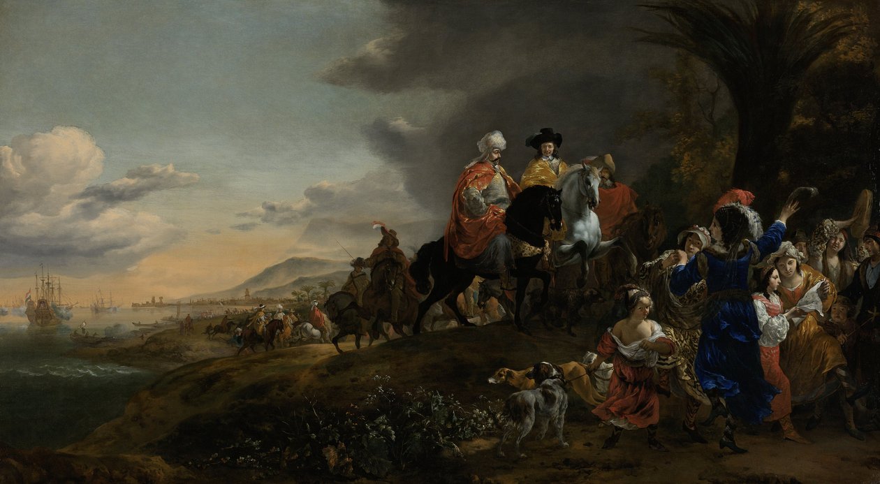 The Dutch Ambassador on His Way to Isfahan, 1653-59 by Jan Baptist Weenix