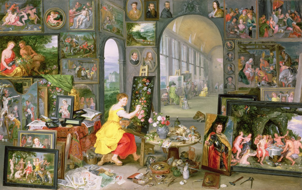 Allegory of Painting by Jan the Elder Brueghel