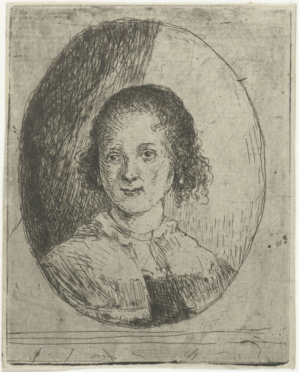 Portrait of Christina Chalon by Her Brother Jan Chalon by Jan Chalon
