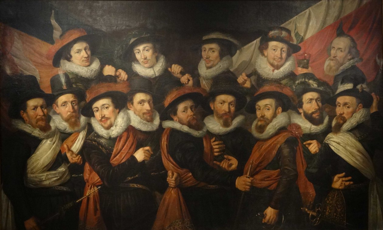 Militia Piece, Militia under the Command of Colonel Andries Swaenswijck by Jan Damesz de Veth