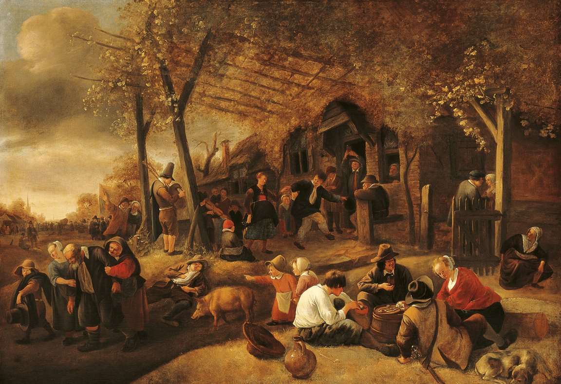Peasant Fair by Jan Havickszoon Steen