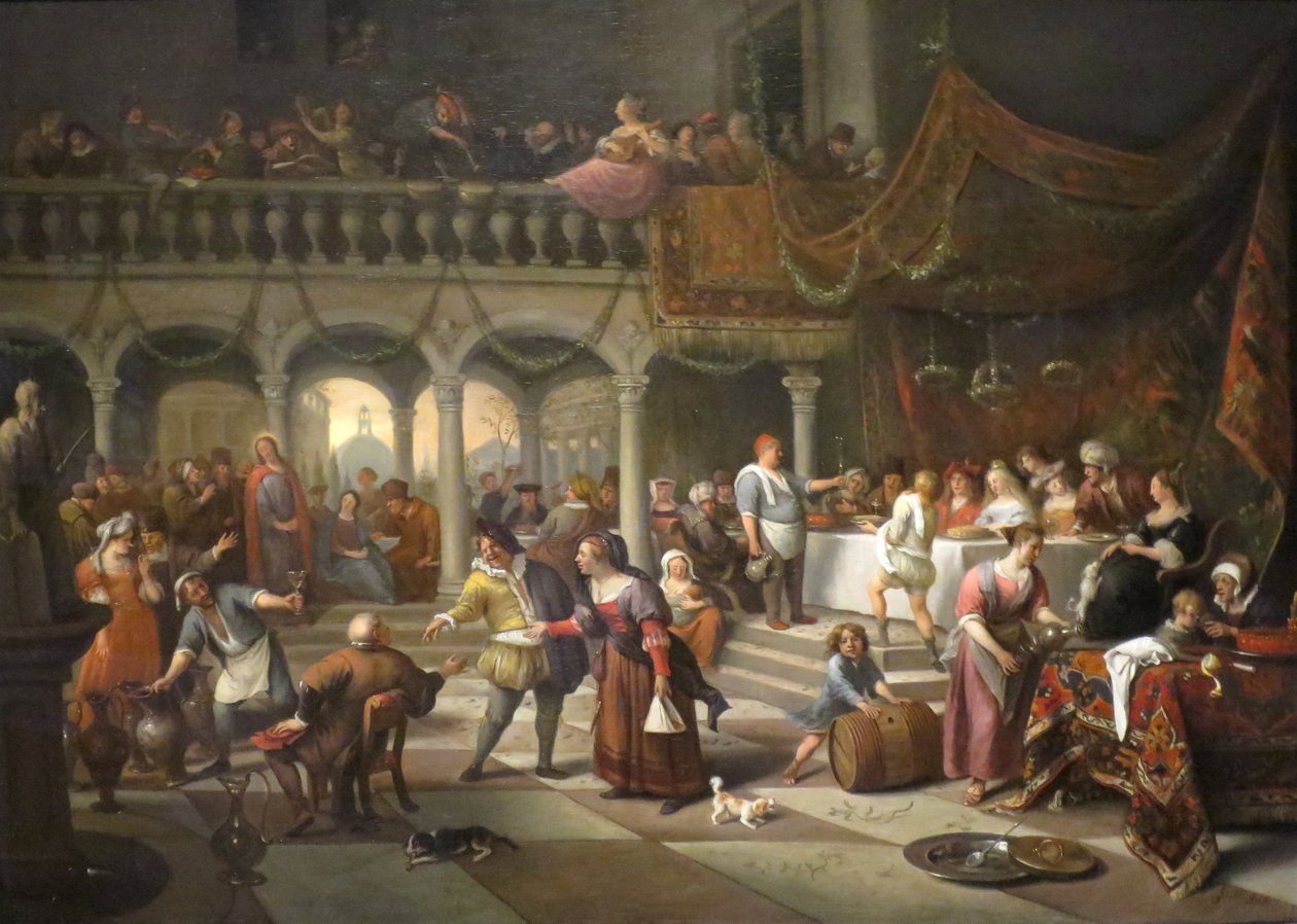 Marriage at Cana by Jan Havickszoon Steen
