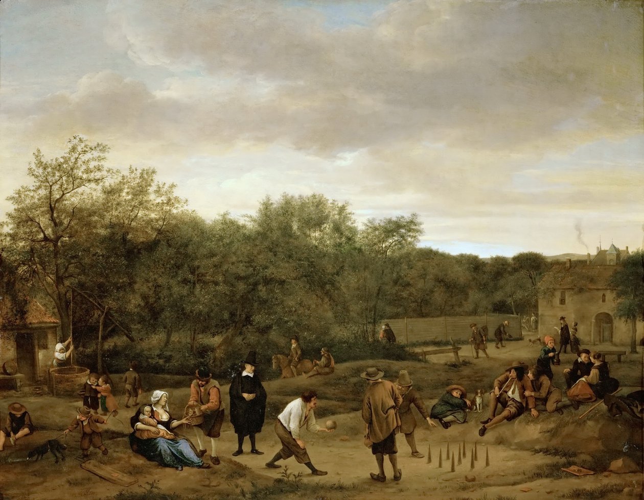 The Bowling Game by Jan Havickszoon Steen