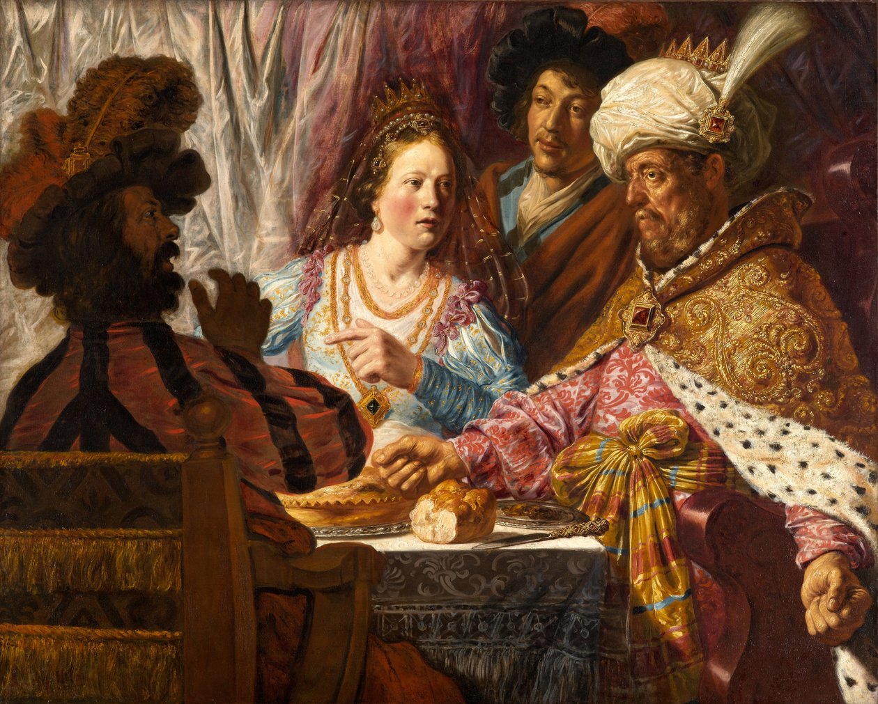 The Feast of Esther by Jan Lievens