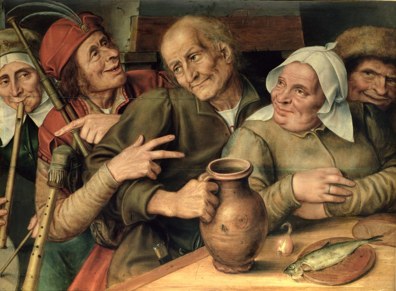 Jovial Company, 1564 by Jan Massys or Metsys