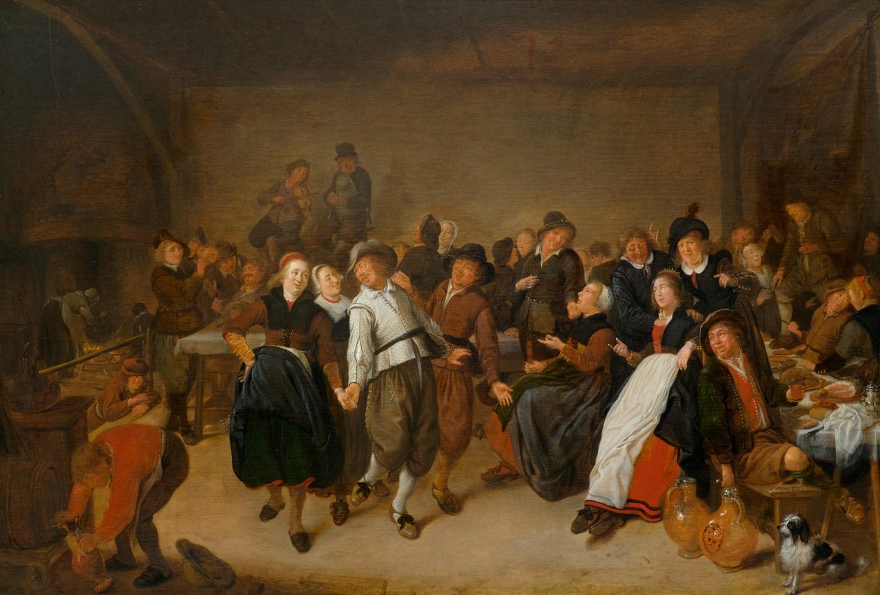 Peasant Wedding by Jan Miense Molenaer