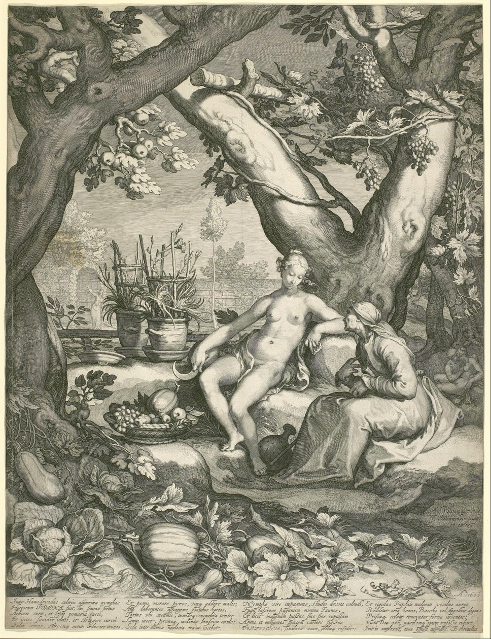 Vertumnus Borrowing the Figure of an Old Woman to Win Pomona