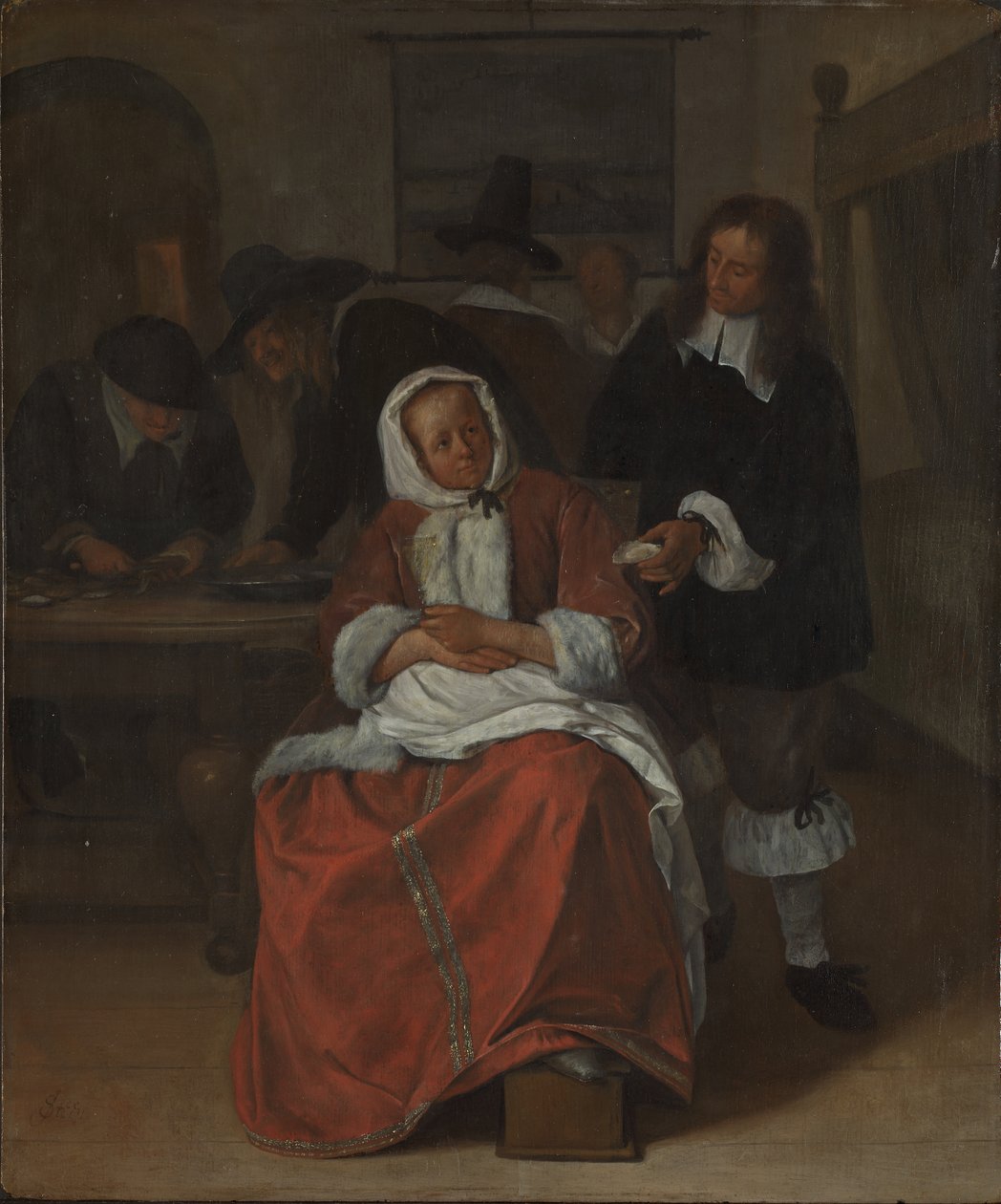 The Oysters by Jan Havickszoon Steen