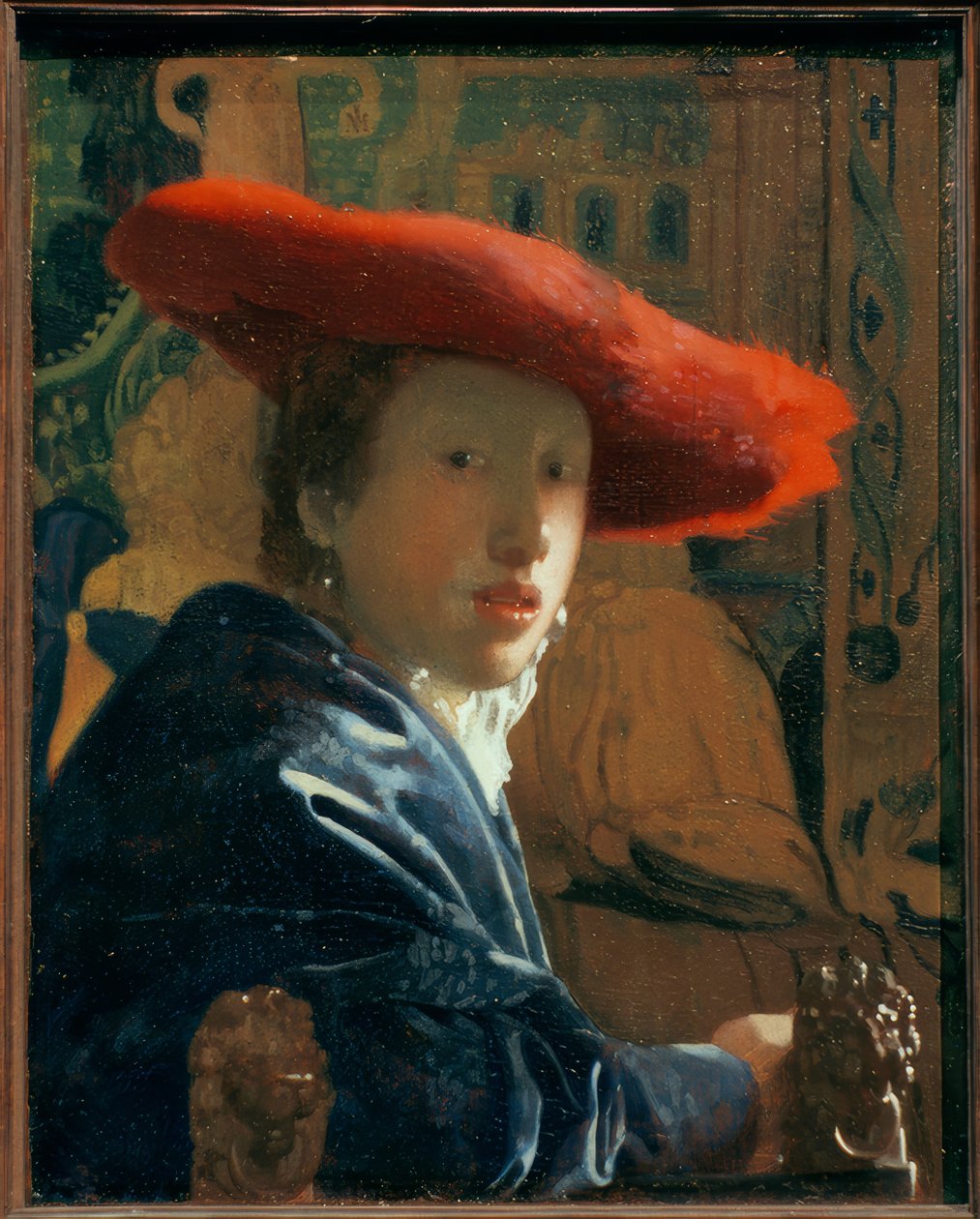 Girl with Red Hat by Jan Vermeer van Delft
