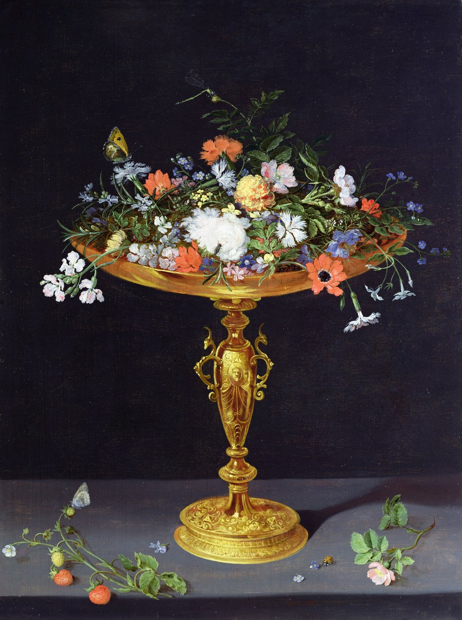Flowers in a Golden Tazza by Jan the Elder Brueghel