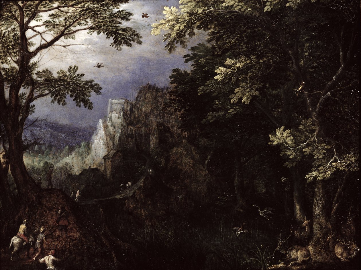 Mountain Landscape by Jan the Elder Brueghel