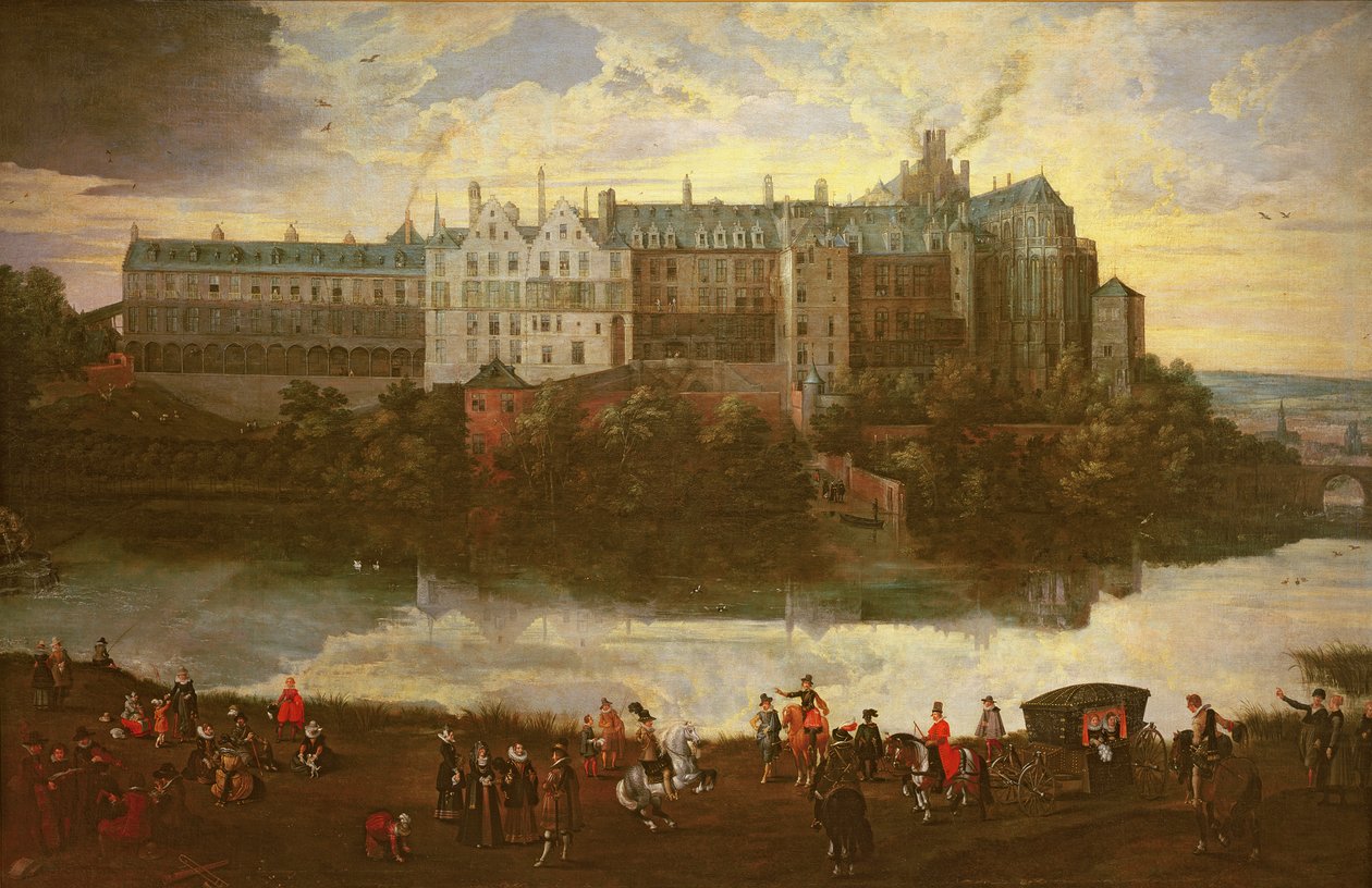 Tervuren Castle in Brussels by Jan the Elder Brueghel