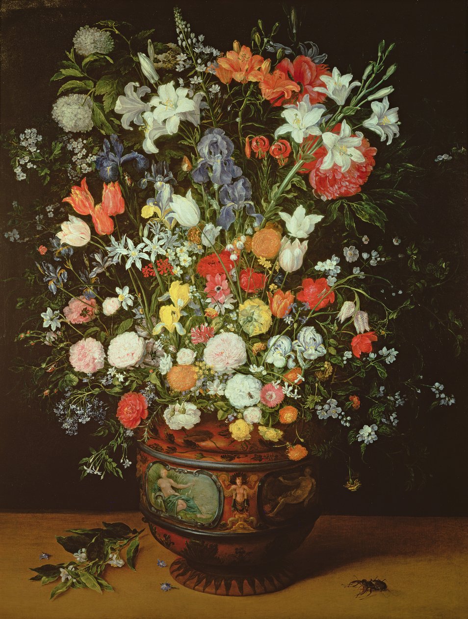 Still Life of Flowers in a Vase by Jan Brueghel the Younger