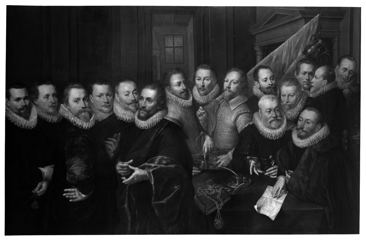 Archers of the Civic Guard of Saint-George in The Hague by Jan Anthonisz. van Ravesteyn