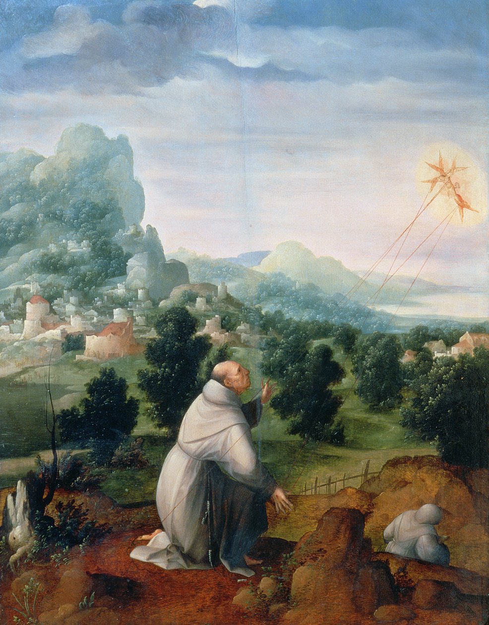 St. Francis Receiving the Stigmata by Jan van Scorel