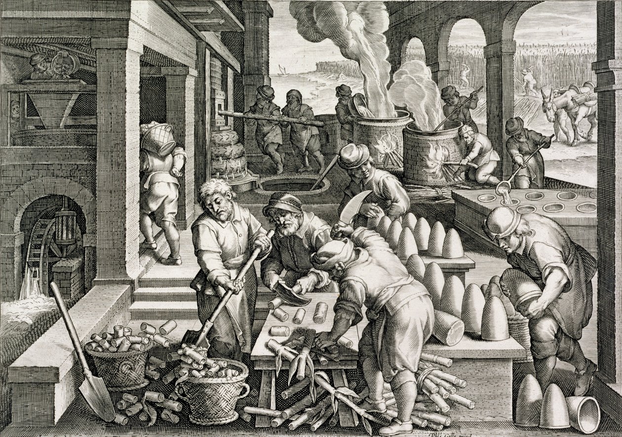 A Sugar Mill and the Production of Sugar Loaves, plate 14 from 