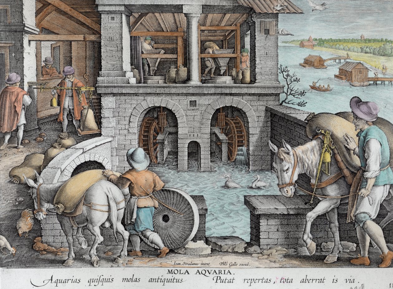 A Water Mill, plate 11 from 