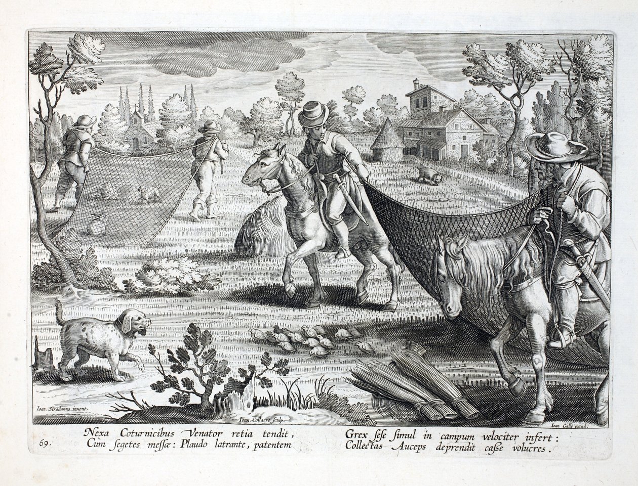 Catching Quail, Illustration from 
