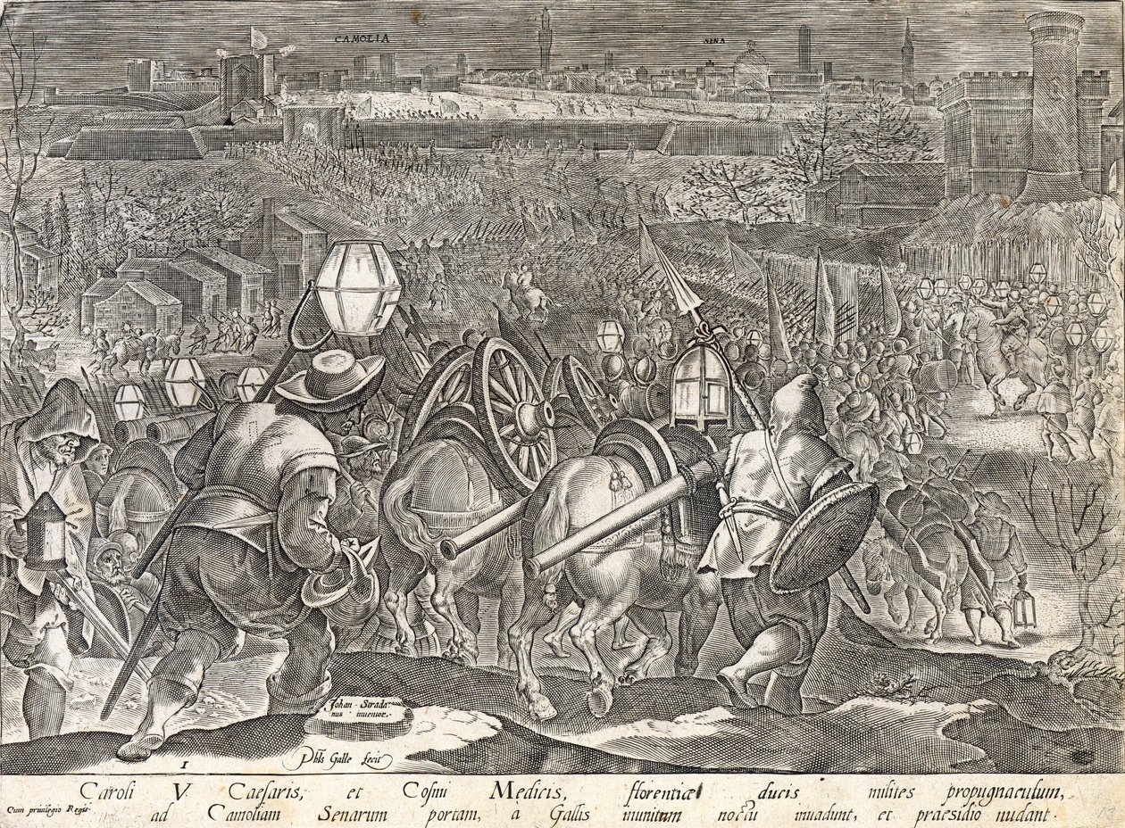 Emperor Charles V and Cosimo I de