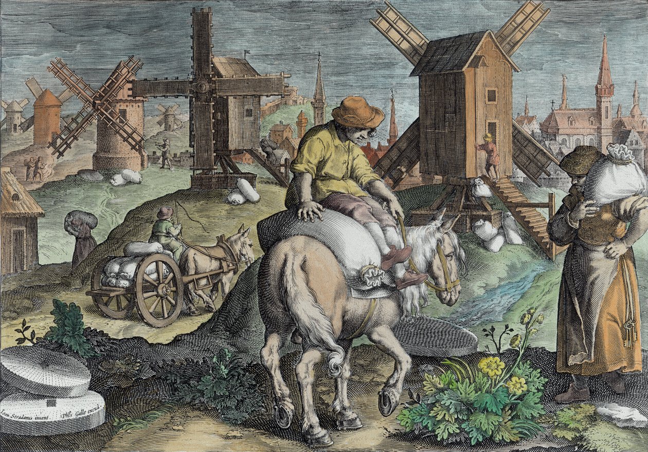Windmills, plate 12 from 
