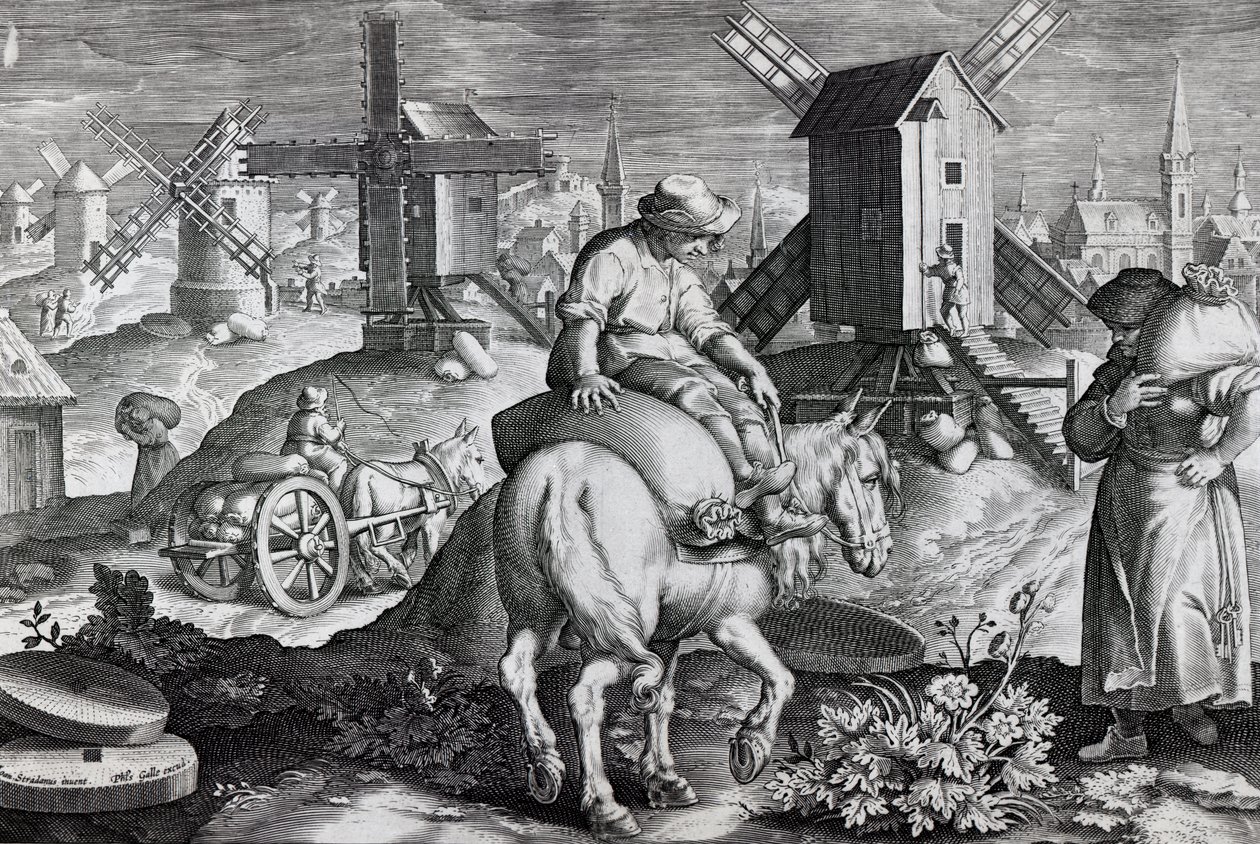 Windmills, plate 12 from 
