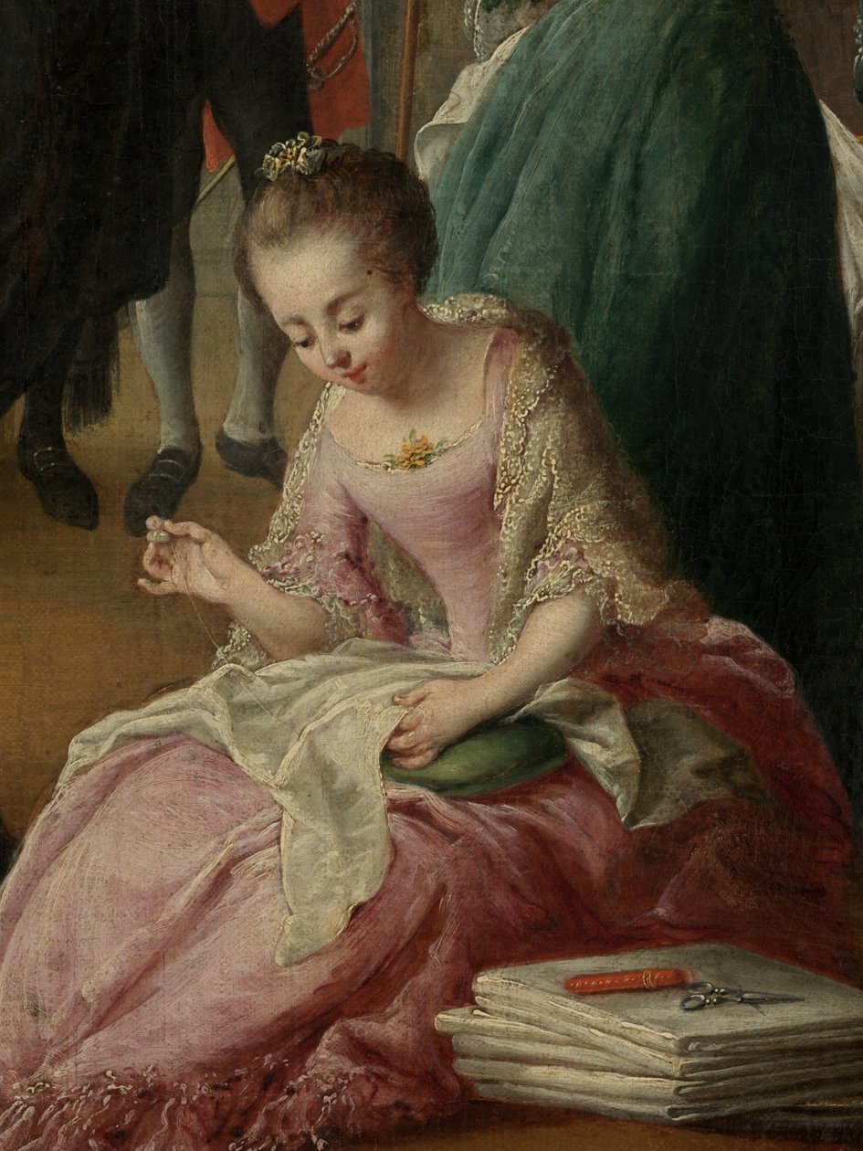 Afternoon Tea (detail) by Jan Anton Garemyn