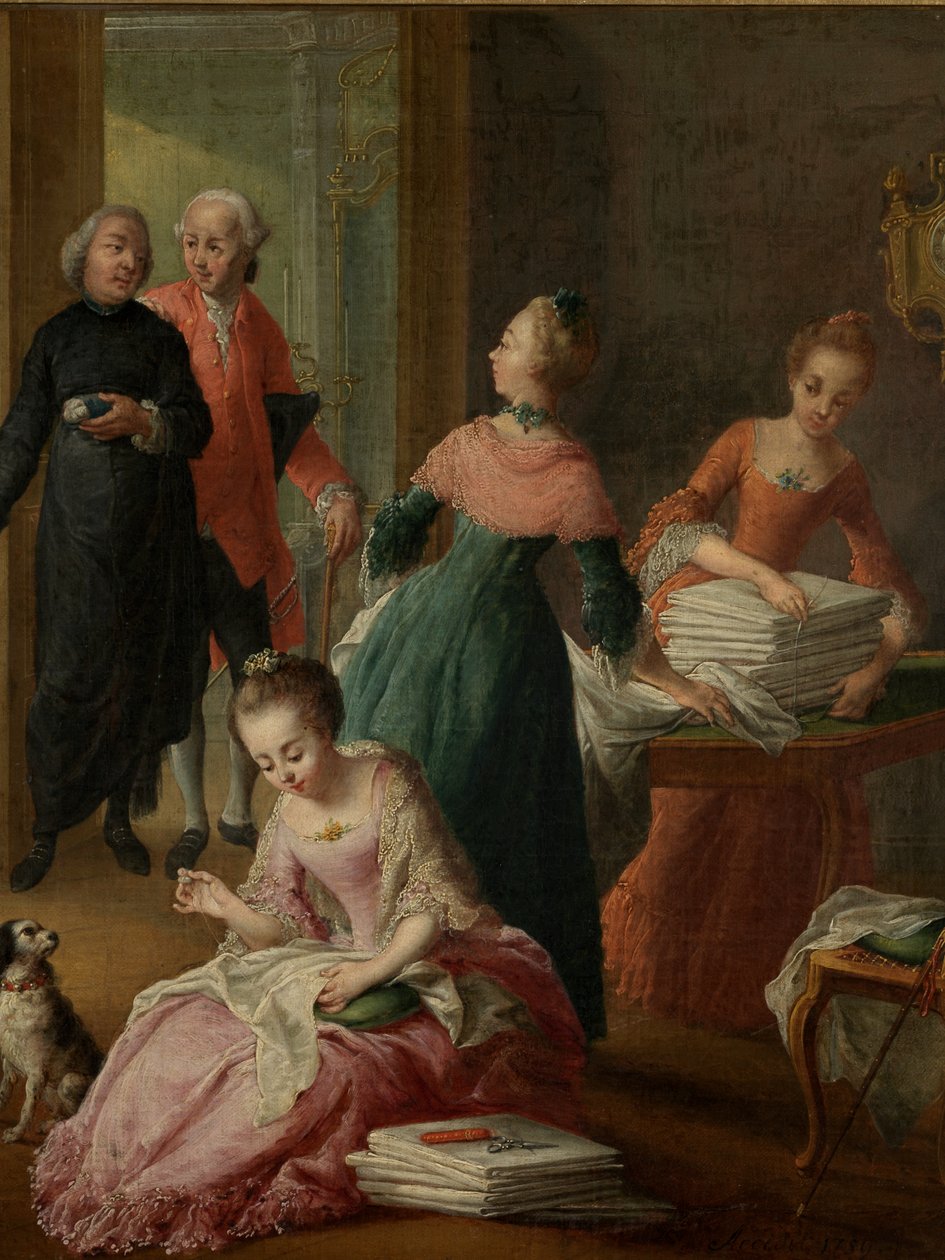 Afternoon Tea (detail) by Jan Anton Garemyn