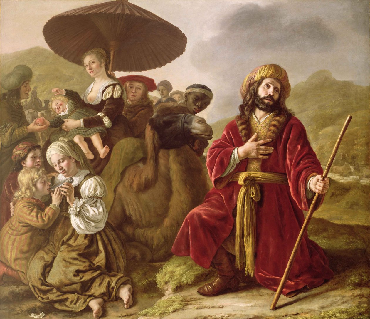 Jacob Seeking Forgiveness of Esau by Jan (1620 76) Victors