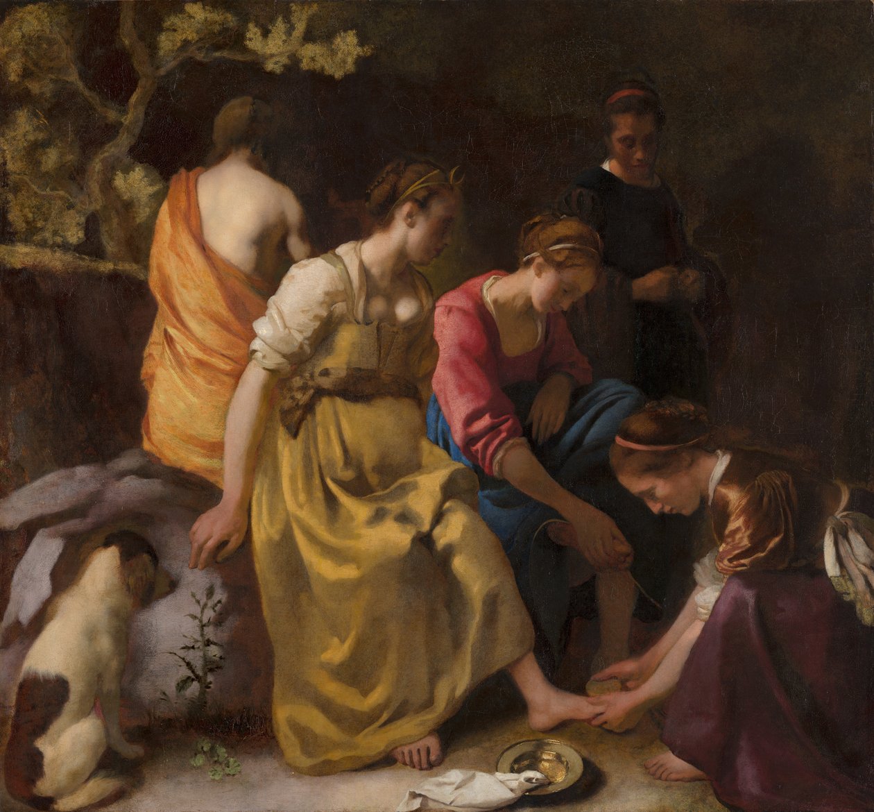 Diana and her Companions by Johannes Vermeer
