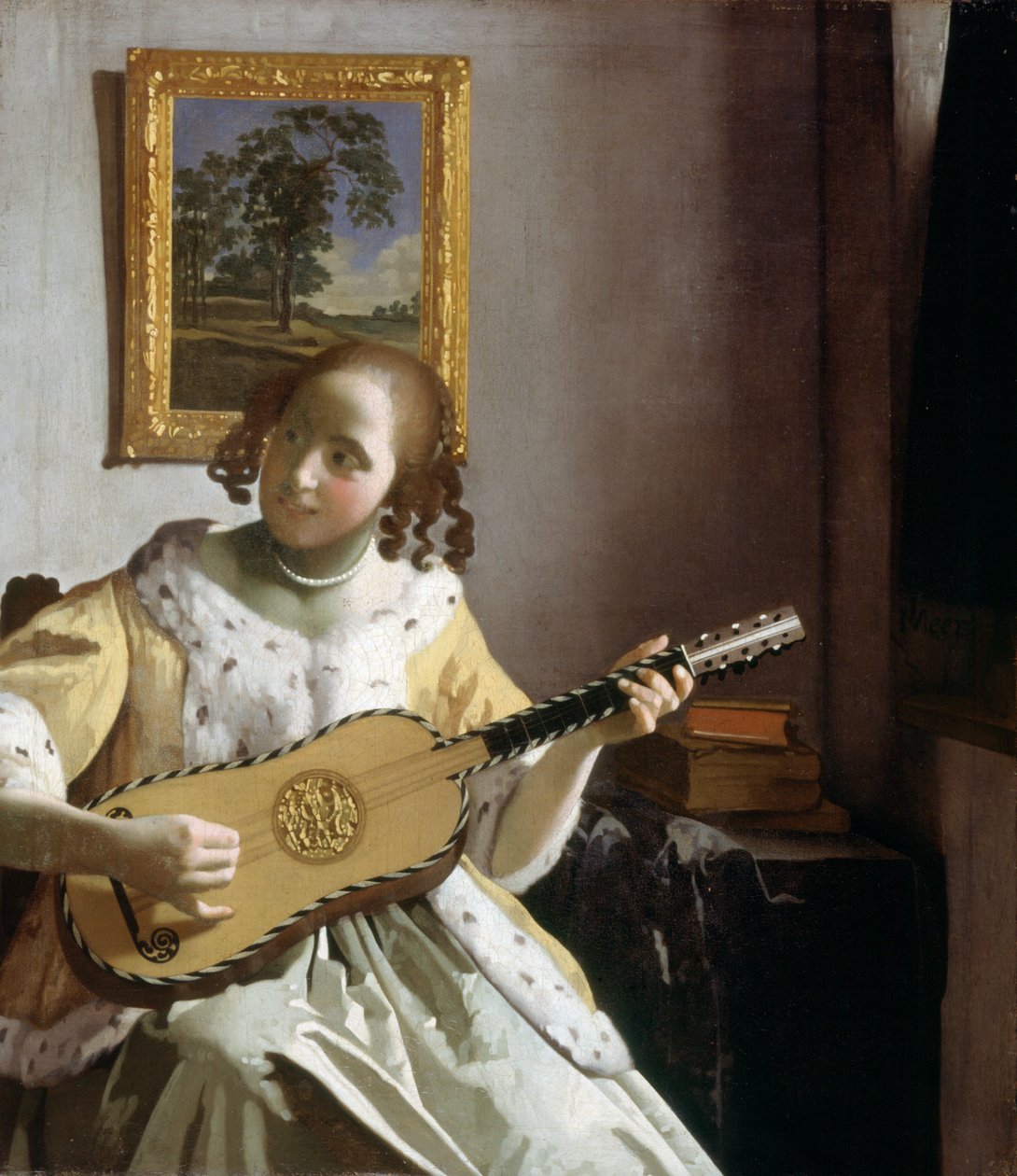 The Guitar Player by Jan Vermeer van Delft