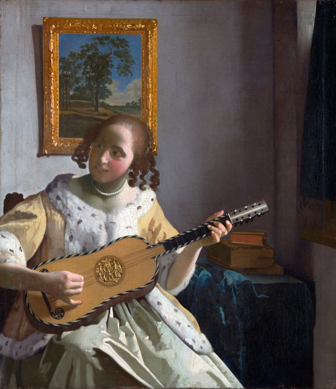 The Guitar Player by Johannes Vermeer