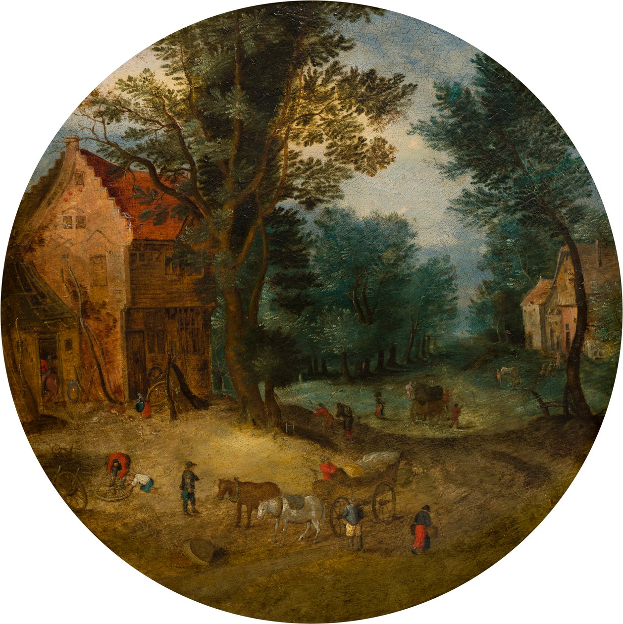 Flemish landscape by Jan (follower of) Brueghel