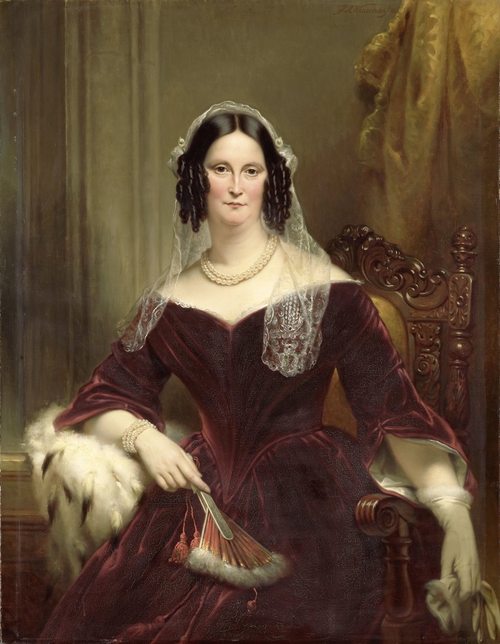 Dieuwke Fontein (1800-79), Second Wife (Married 1834) of Adriaan van der Hoop by Jan Adam Kruseman