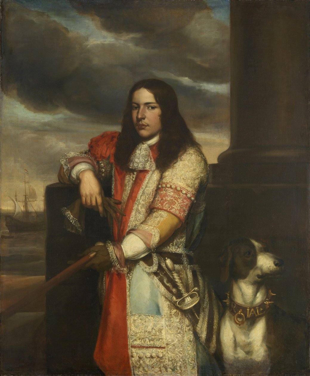 Portrait of Engel de Ruyter by Jan Andrea Lievens