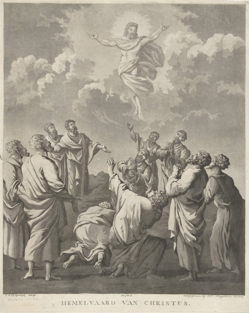 Ascension of Christ by Jan Anthonie Langendijk Dzn