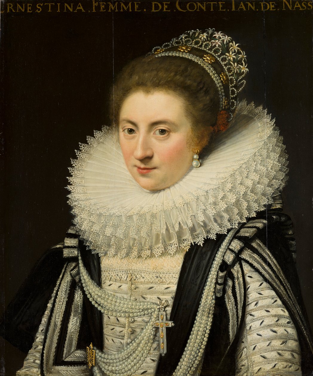 Portrait of Ernestine Yolande, Princess of Ligne, after 1618 by Jan Anthonisz. van Ravesteyn