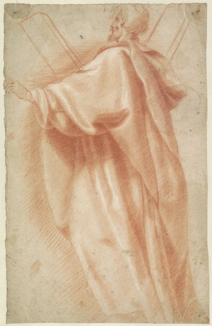 Standing Saint Andrew, Full Length, Facing Left by Jan Anton Garemyn