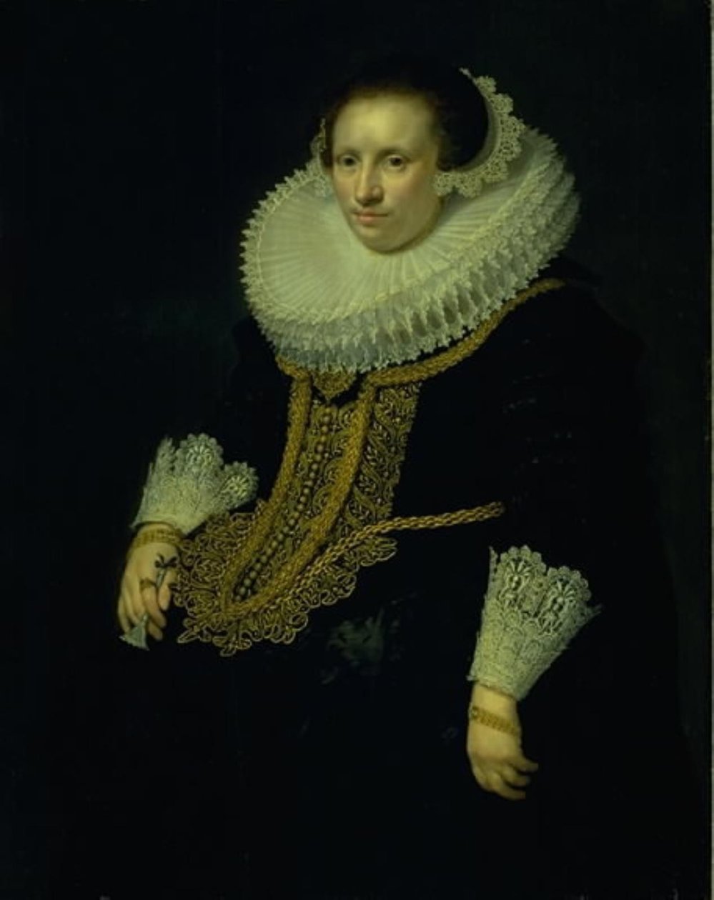 Portrait of a Lady by Jan Antonisz. van Ravesteyn