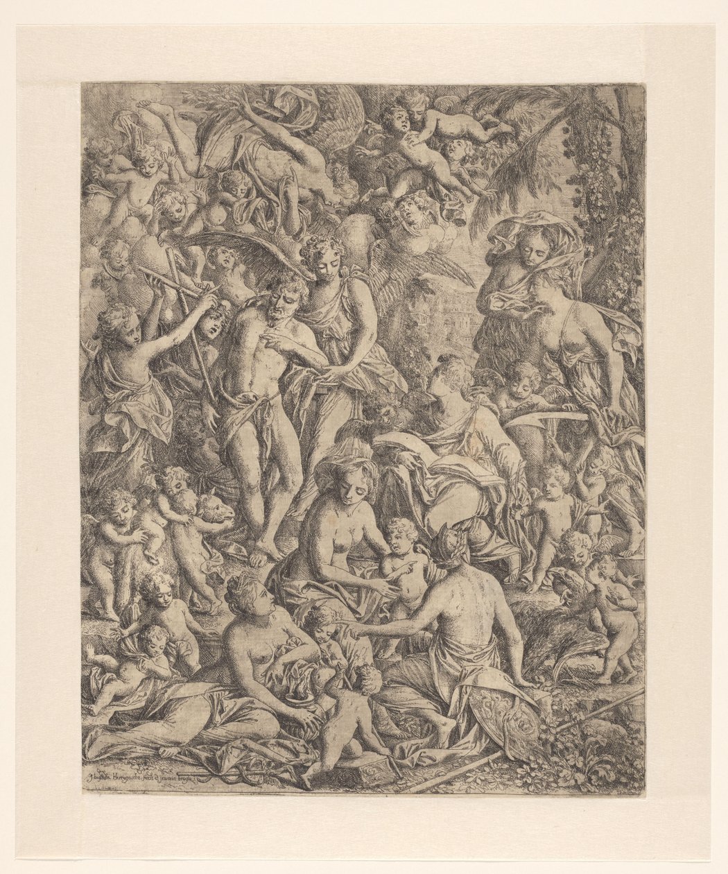 John the Evangelist and John the Baptist by Jan Baptist Herregouts
