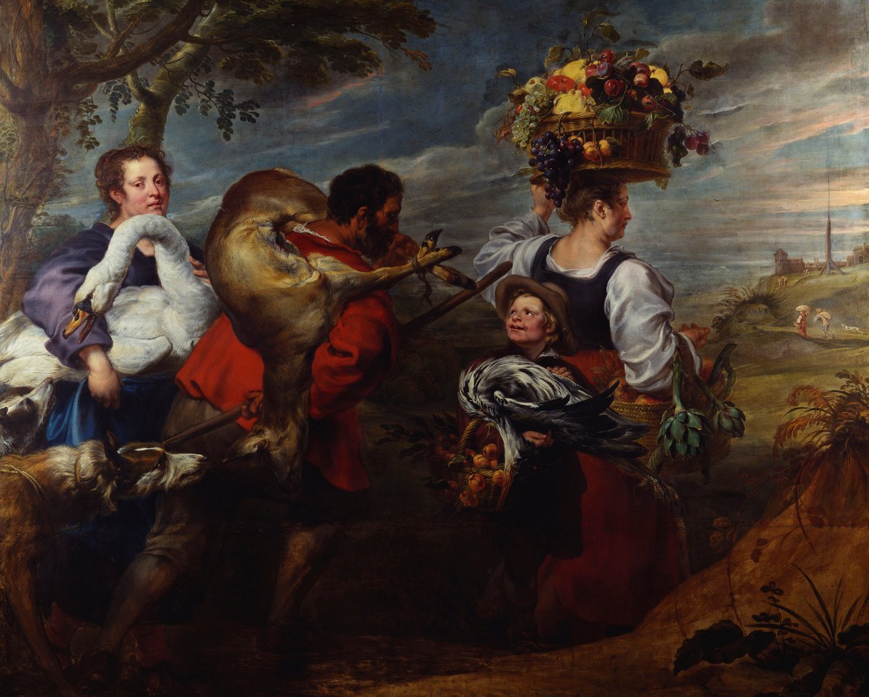 Peasants on Their Way to Market by Jan Boeckhorst