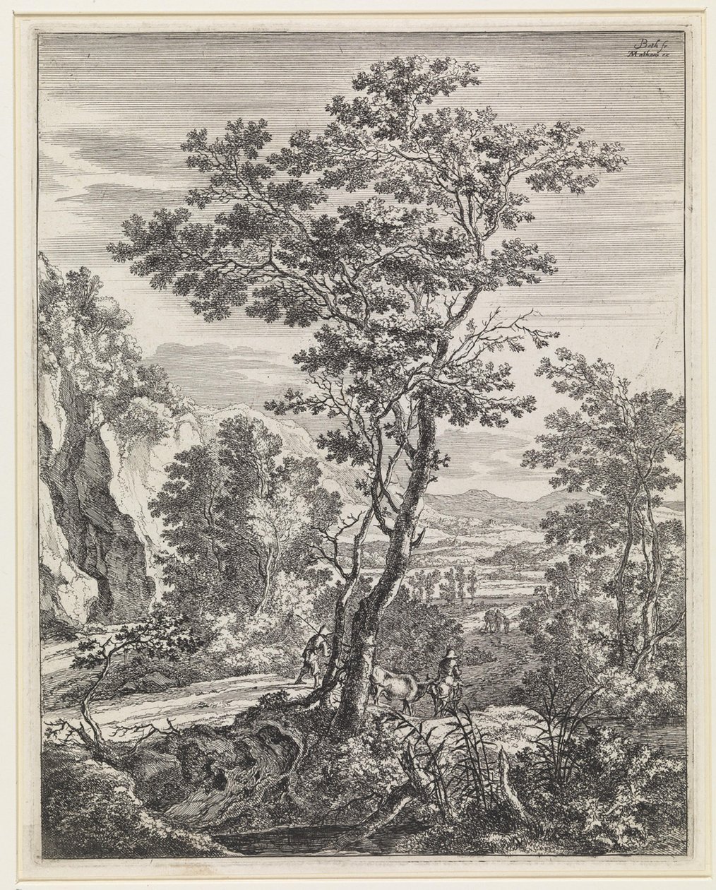 Landscape with a Large Tree by Jan Both