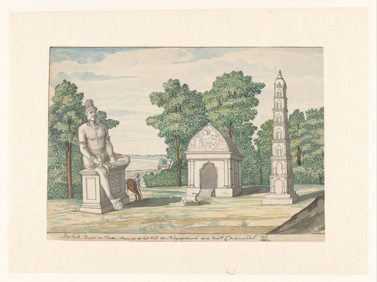 Sanctuary at Negapatnam on the Coromandel Coast by Jan Brandes