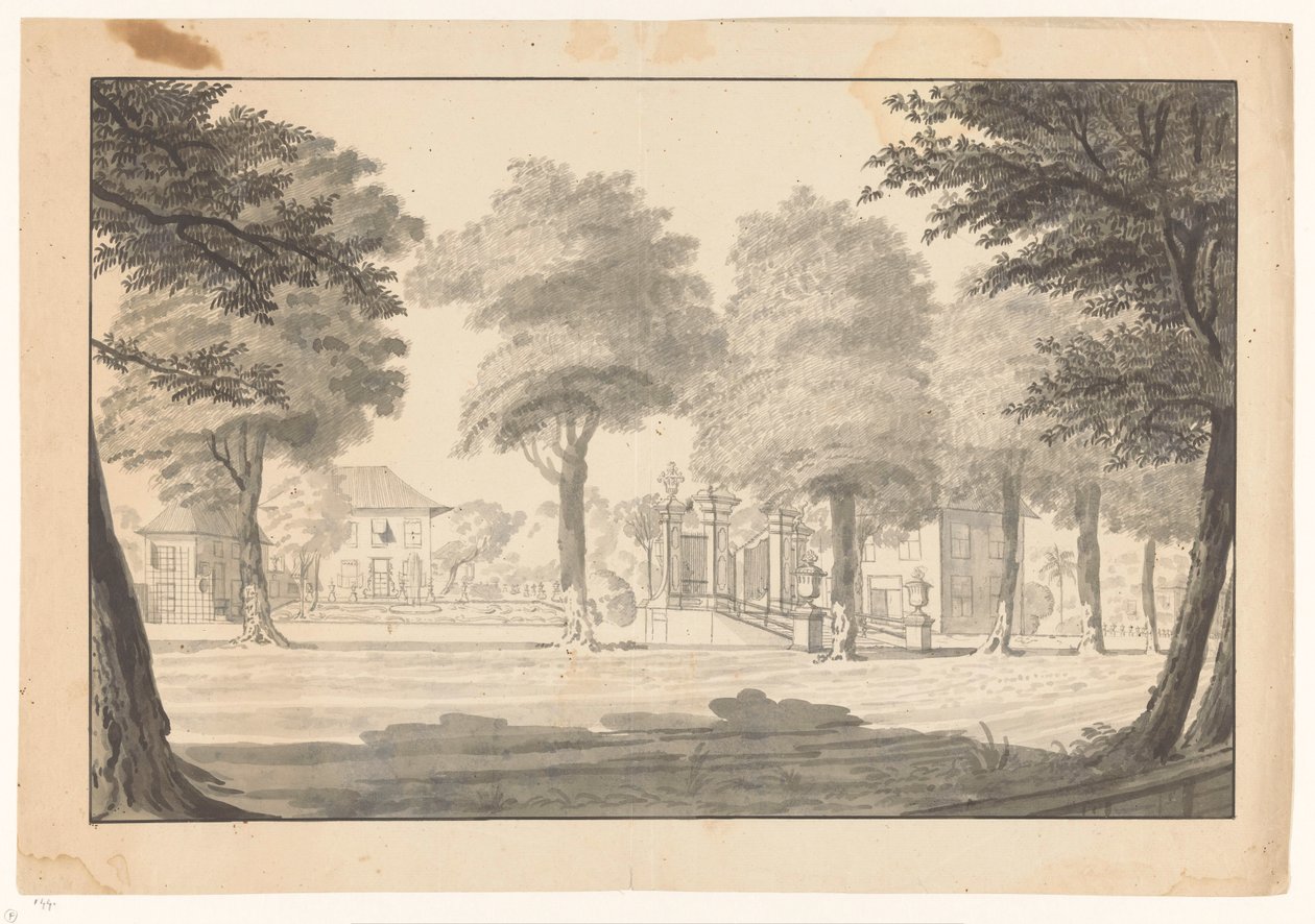 House on the Road to Rijswijk by Jan Brandes