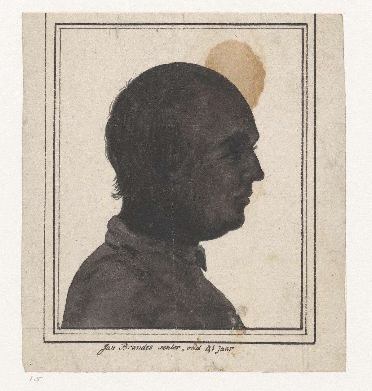 Silhouette Portrait of Jan Brandes by Jan Brandes